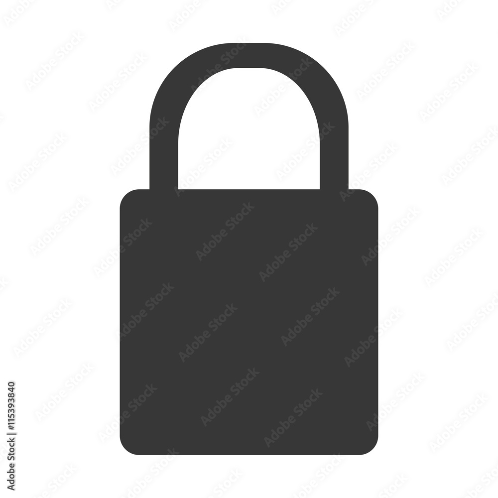 flat design safety lock icon vector illustration flat design safety lock icon vector illustration