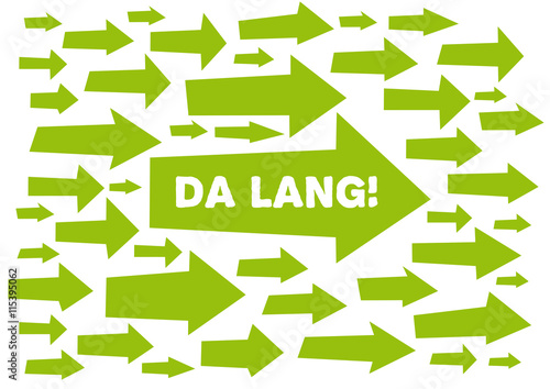 Chart Pfeile da lang