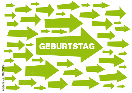 Chart Pfeile Geburtstag