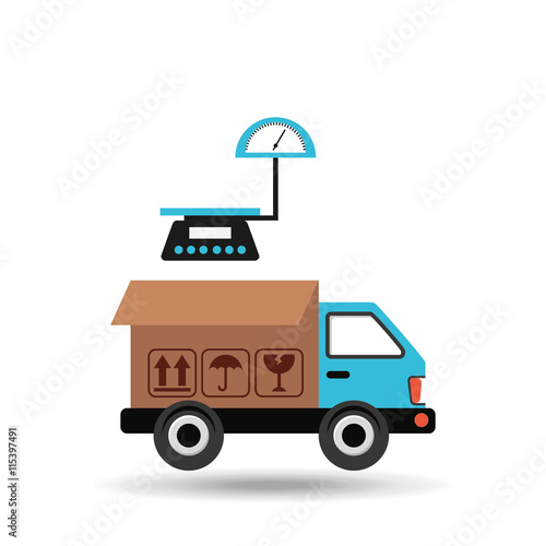 transportation delivery service box warehouse