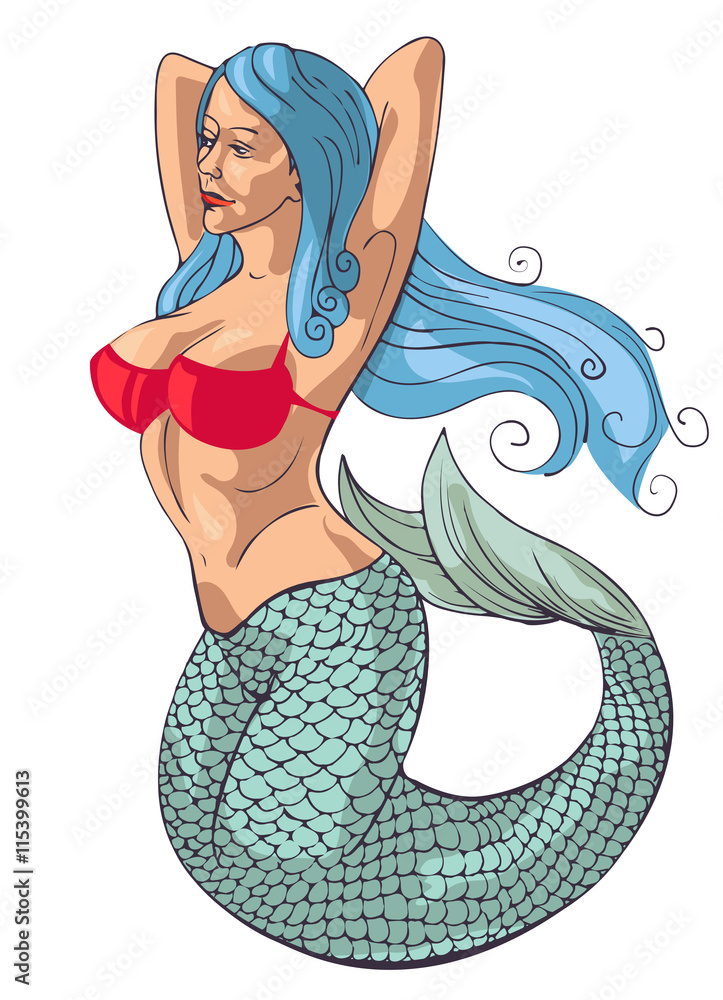 Sexy cheap mermaid bikini