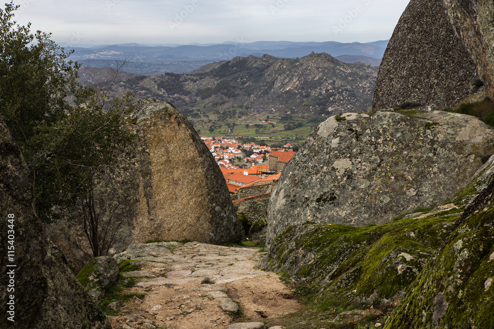 Landscape near the historic village of Monsanto in Portugal. Landscape near the historic village of Monsanto in Portugal.