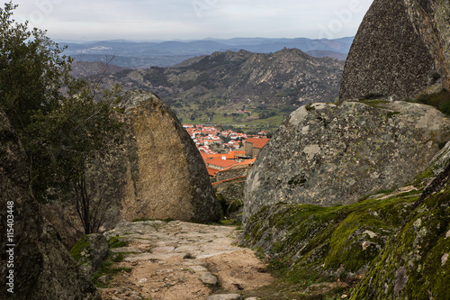 Landscape near the historic village of Monsanto in Portugal.