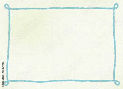 画用紙にクレヨンで手書きしたようなシンプルなフレーム 背景素材 横長 ブルー系 Stock Illustration Adobe Stock 画用紙にクレヨンで手書きしたようなシンプルなフレーム 背景素材 横長 ブルー系 Stock Illustration Adobe Stock