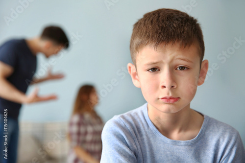 Family problems concept. Sa...
