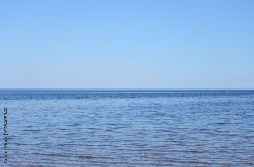 Ladoga lake by day. Ladoga lake by day.