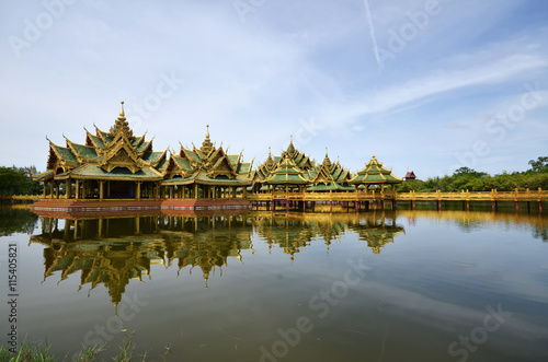 Pavilion of the Enlightened in Ancient city in Bangkok