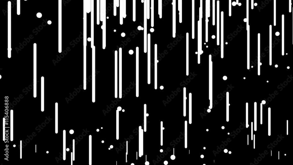 Long black and white capsules and dots shooting upwards like laser lines seamless loop Long black and white capsules and dots shooting upwards like laser lines seamless loop