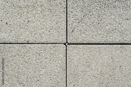 Concrete block floor