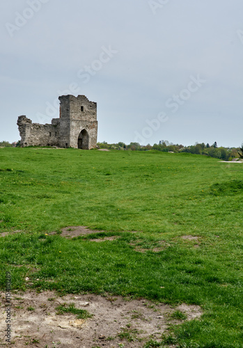 ruins in Kremenets town .Ternopil region, Ukraine