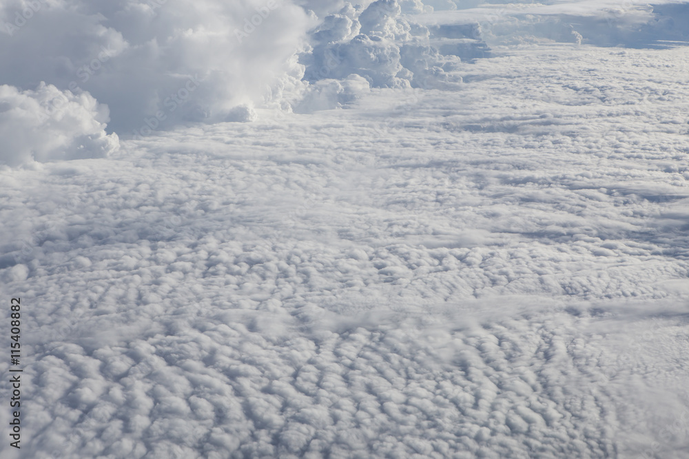 clouds and blue sky seen from plane clouds and blue sky seen from plane