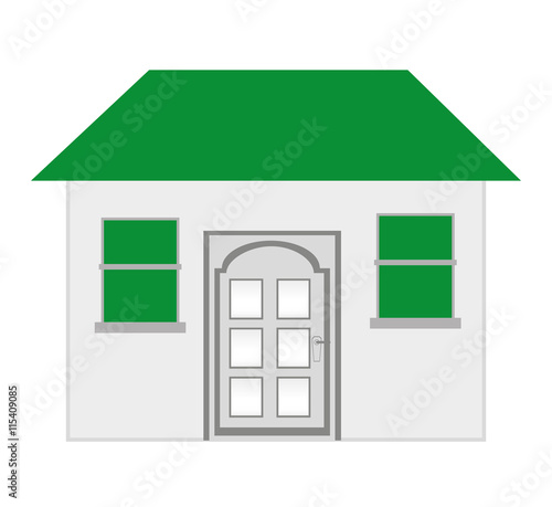 house exterior isolated icon design