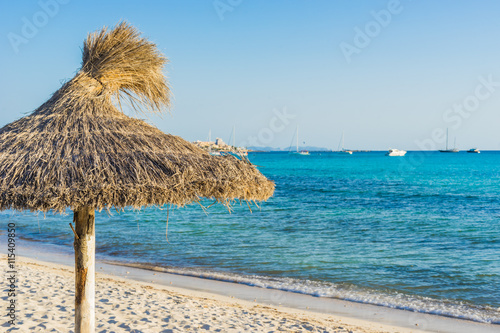 Mittelmeer Sandstrand Mallorca Strand Es Trenc