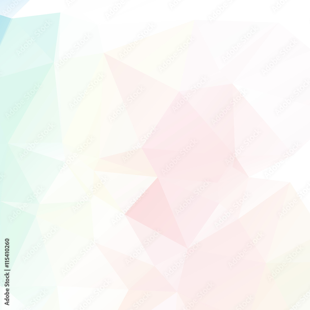 Obraz premium pastel polygonal Mosaic background