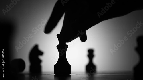 checkmate in game of chess in dark room