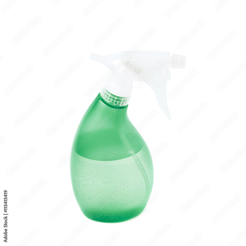 Plastic pulverizer spray isolated Plastic pulverizer spray isolated