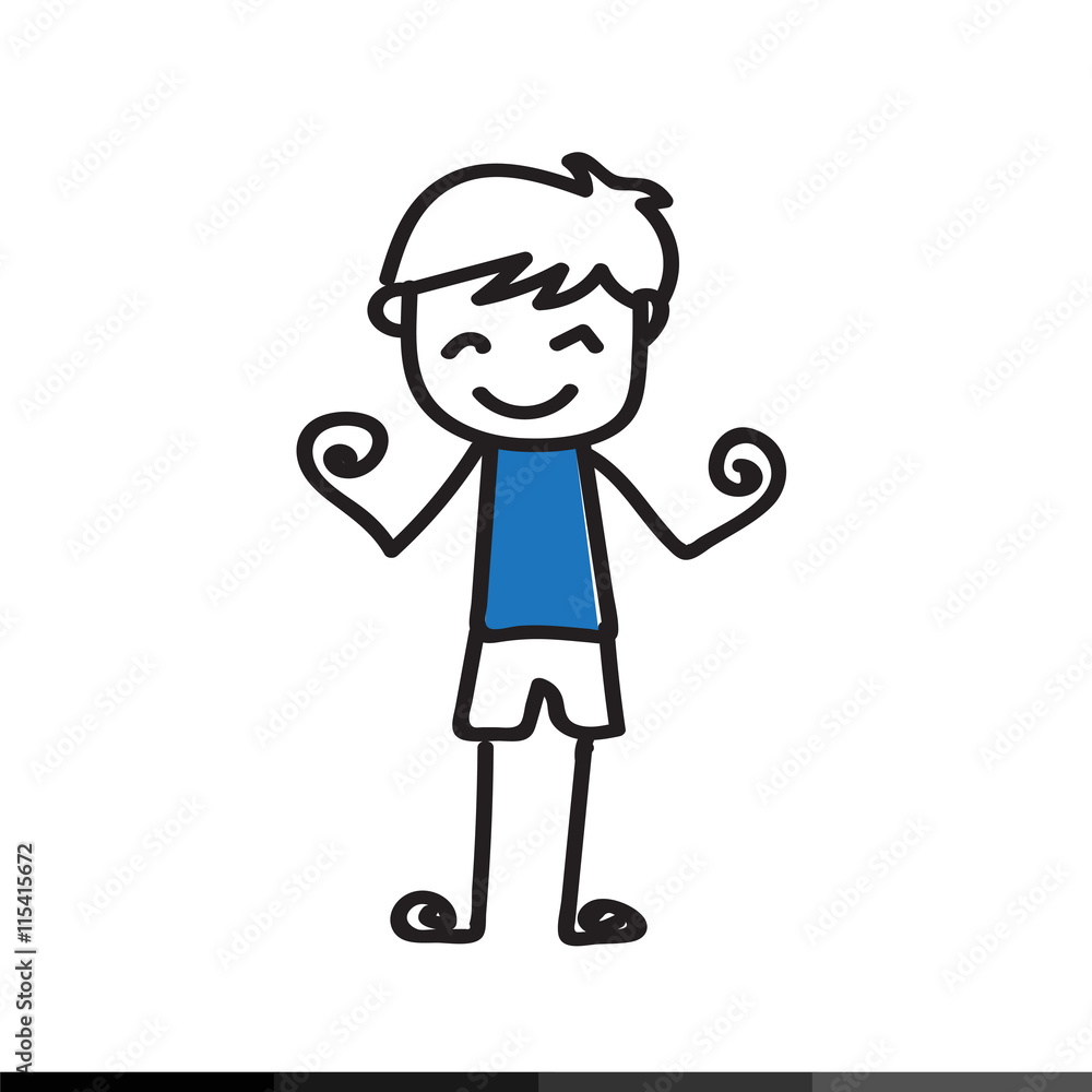 kid cartoon doodle hand drawing Illustration design kid cartoon doodle hand drawing Illustration design
