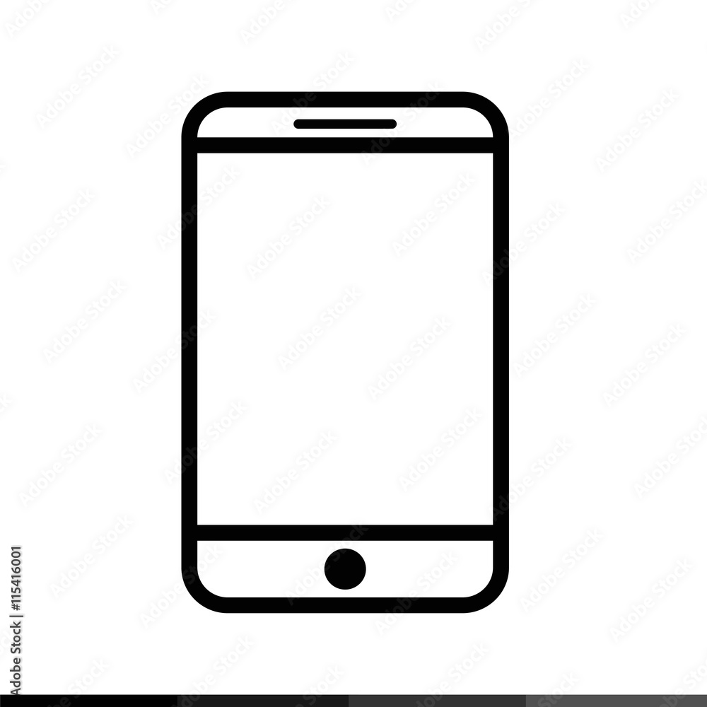 Smartphone Icon illustration design Smartphone Icon illustration design