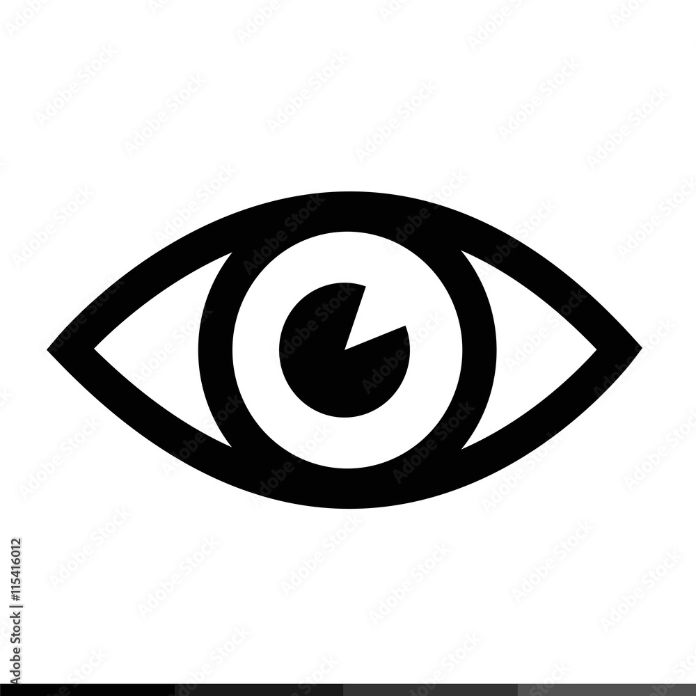 Eye icon illustration design Eye icon illustration design
