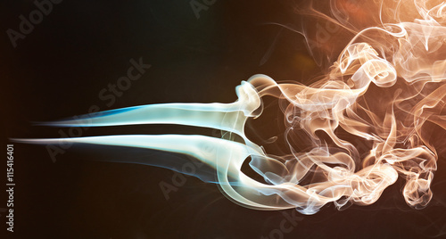 smoke silky curles