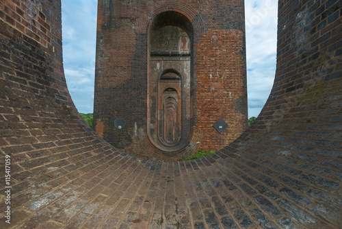 Balcombe Viaduct in Ouse Valley, West Sussex, UK photo