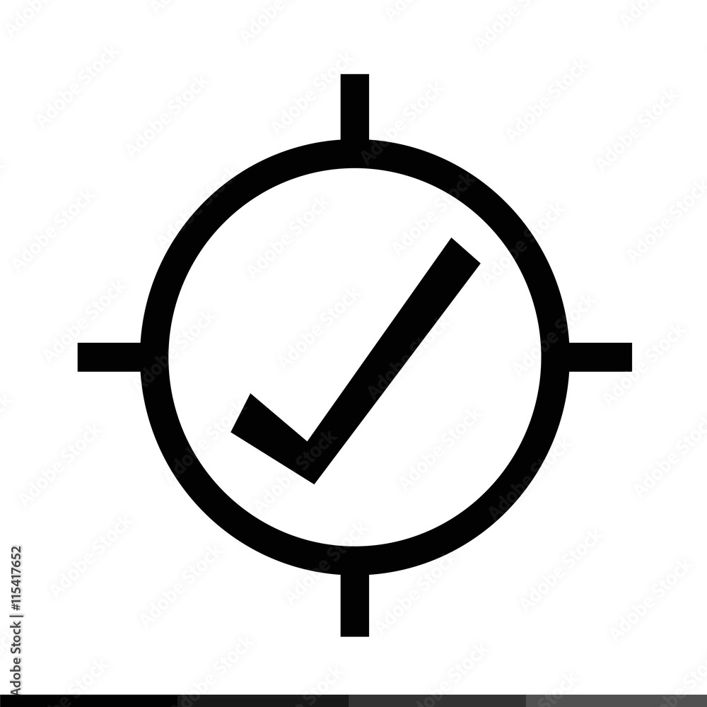 Target icon sign illustration design Target icon sign illustration design