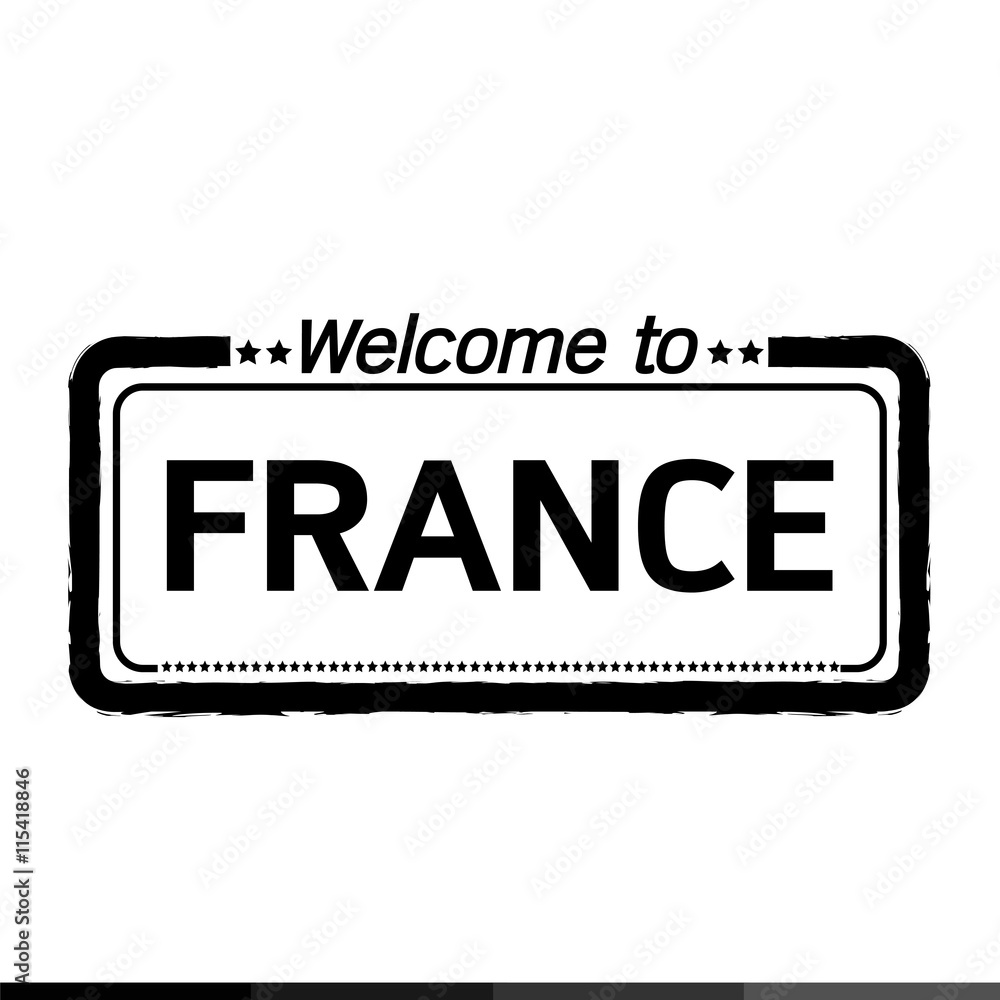 Welcome to FRANCE illustration design Welcome to FRANCE illustration design