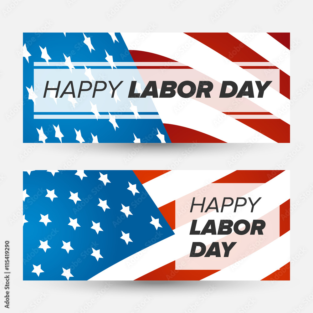 Labor day banner