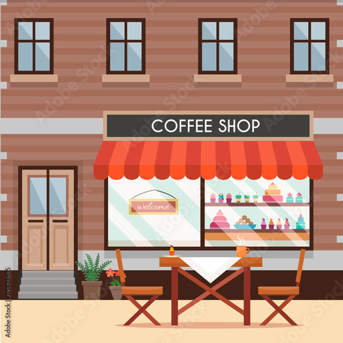Street cafe.