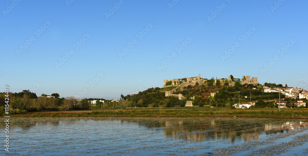 Castle and village  of Montemor o Velho, Beiras region Portugal