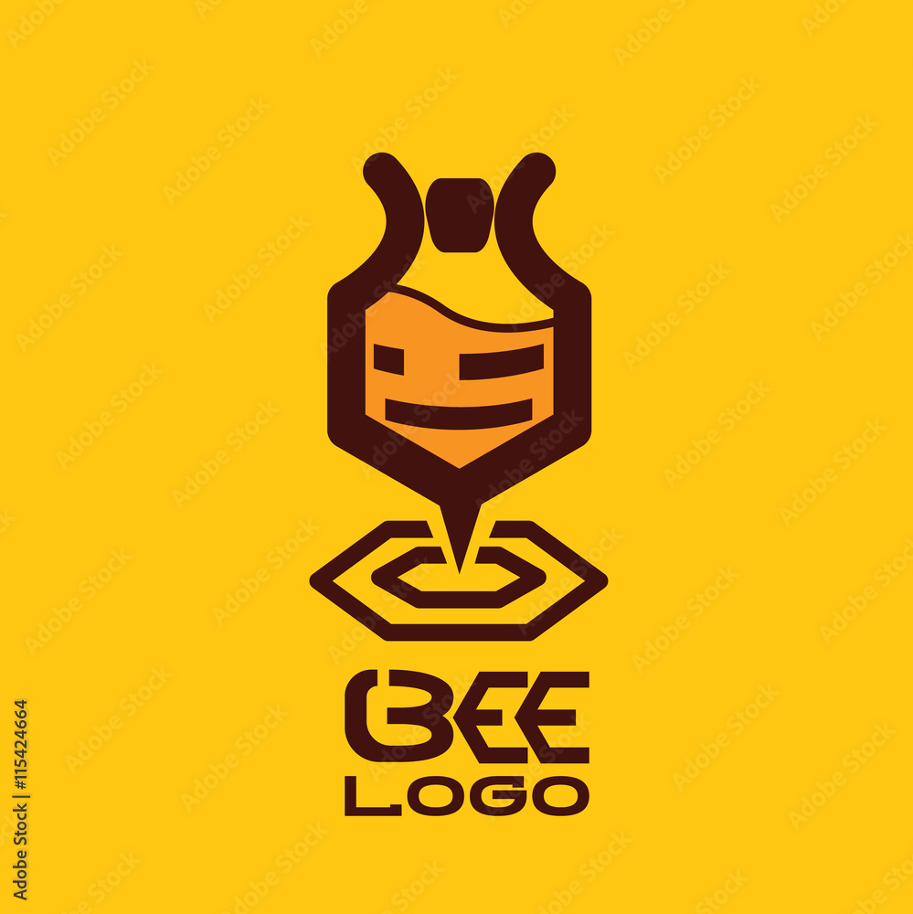 Fototapeta premium BEE LOGO 9