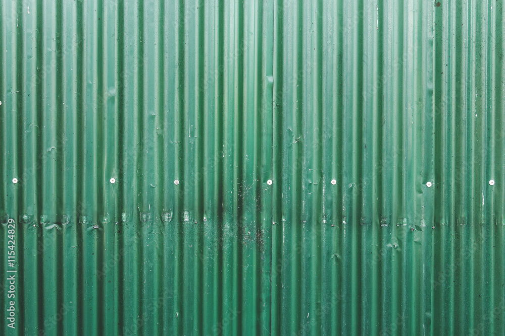 old curly green distorted zinc wall old curly green distorted zinc wall