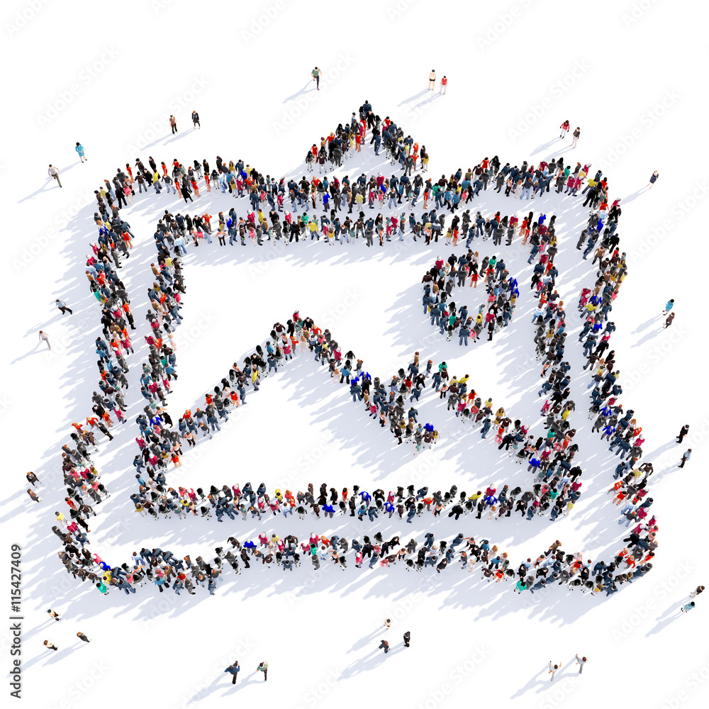 people photograph shape icon 3d people photograph shape icon 3d