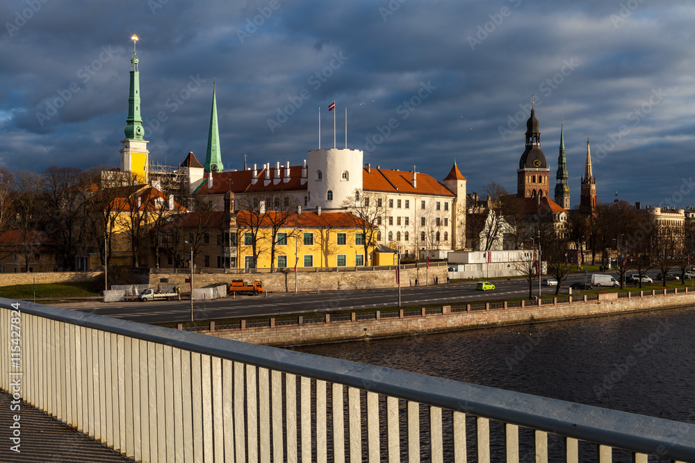 View of Riga castle