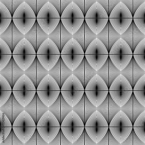 Design seamless monochrome decorative pattern © amicabel