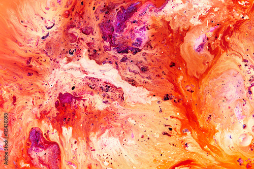 Obraz Purpurowa i czerwona farba abstrakta tekstura