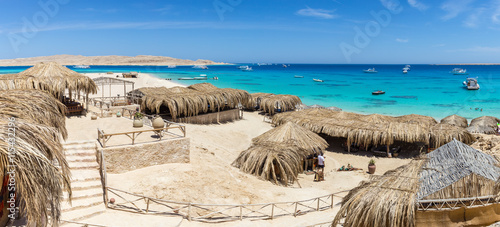 Пляж на острове в Красном море, Египет