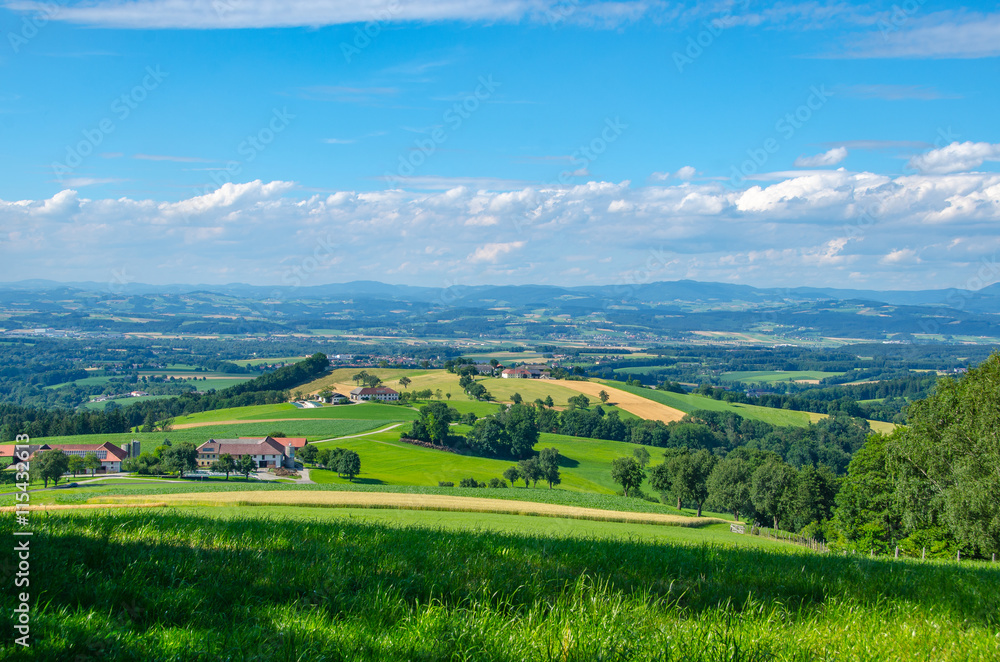 Fototapeta premium Hochkogel Panorama im Mostviertel