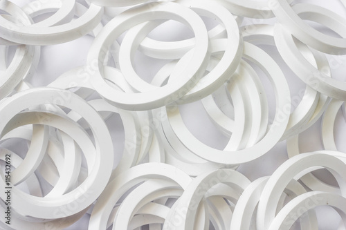 White rubber seal for Industrial.