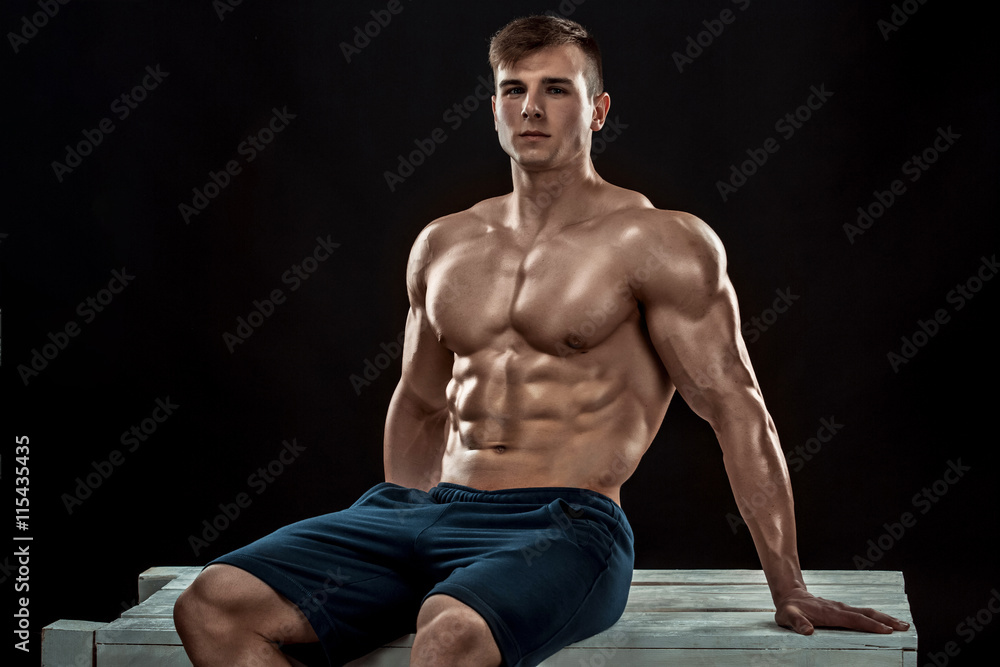 Fototapeta premium Young Muscular man