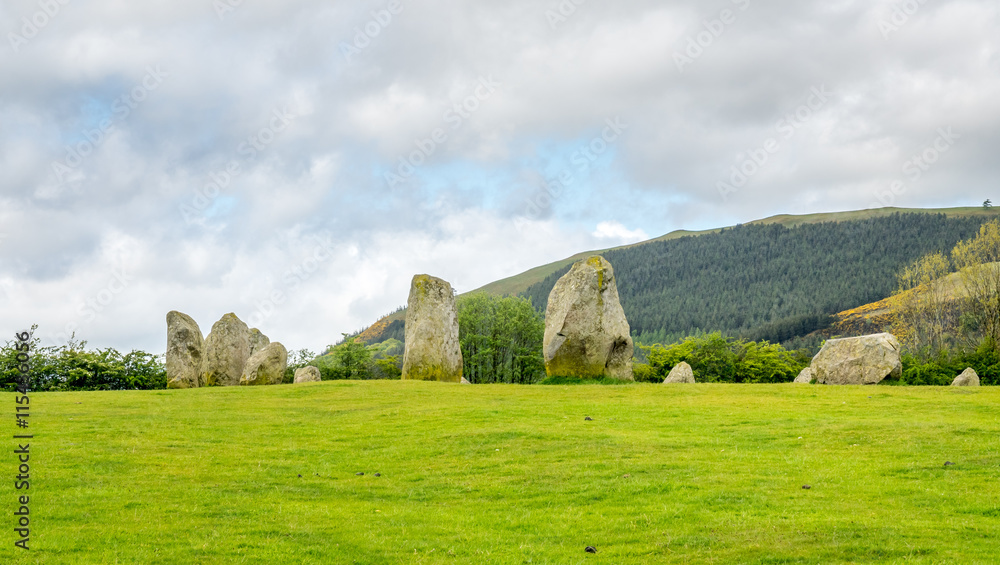 Castlerigg stone circle in England