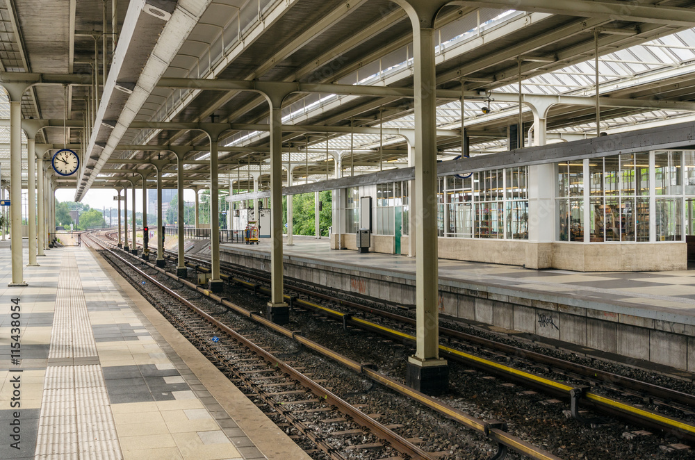 Empty Train Station