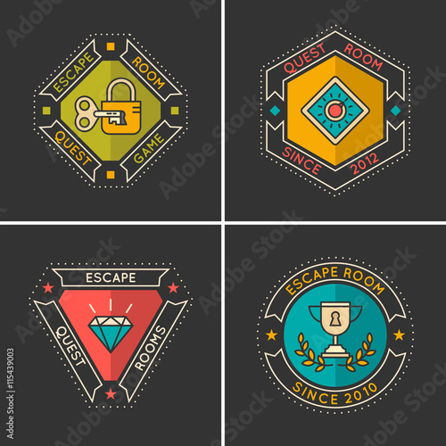 Logo for the quest and room escape.