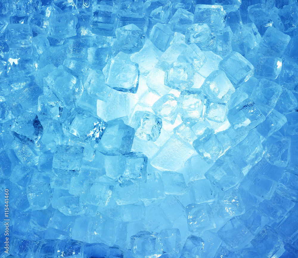 close up of the Ice cubes as a background close up of the Ice cubes as a background