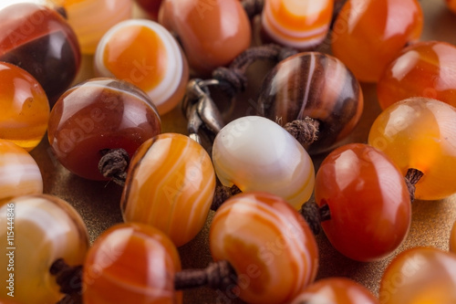 Necklace of carnelian photo