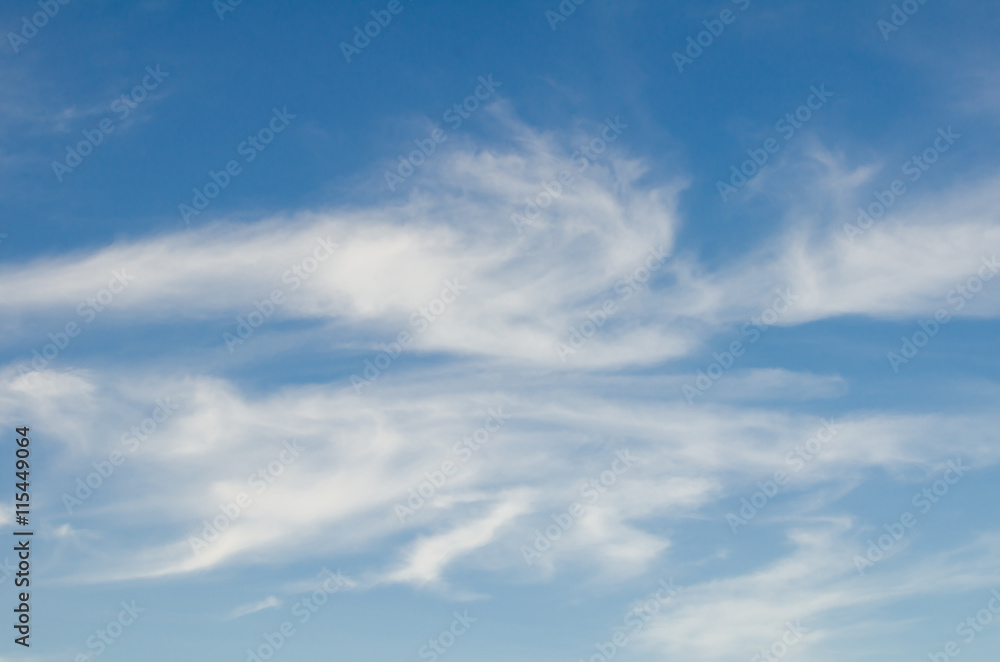 background of blue sky and cloud