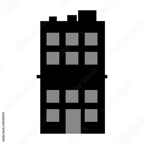 House construction real estate icon isolated vector illustration