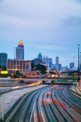 Obraz na płótnie Downtown Atlanta, Georgia w salonie