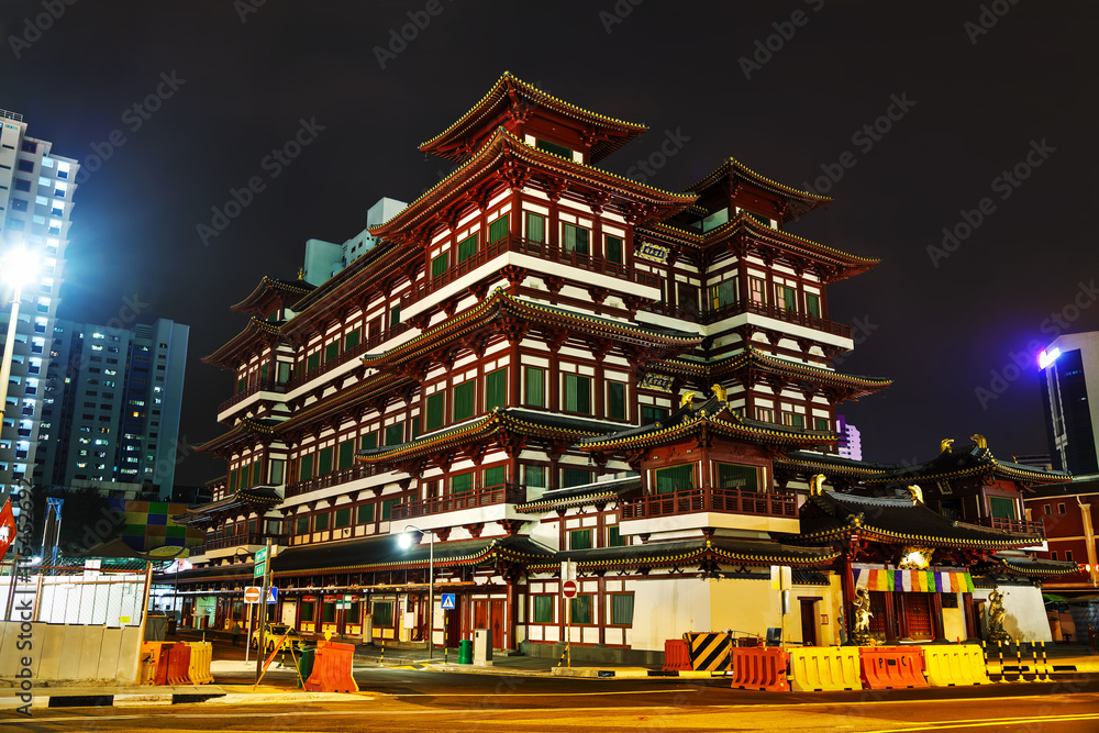 Buddha Tooth Relic temple in Singapore