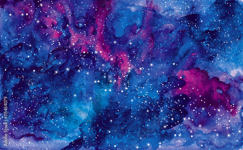 blue universe space abstrac...
